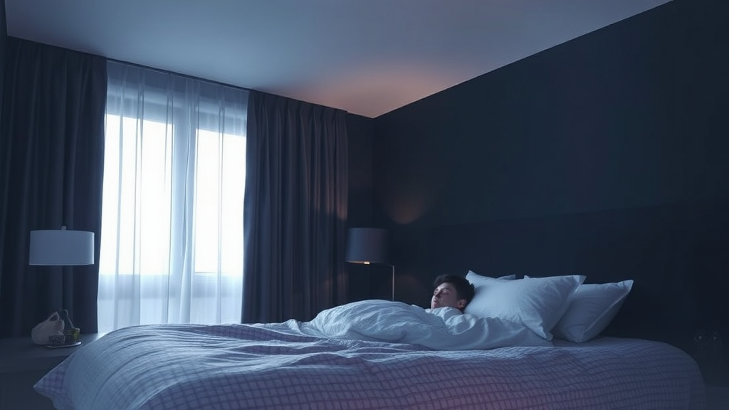 꿀잠 위한 환경 조성 (watercolor 스타일)