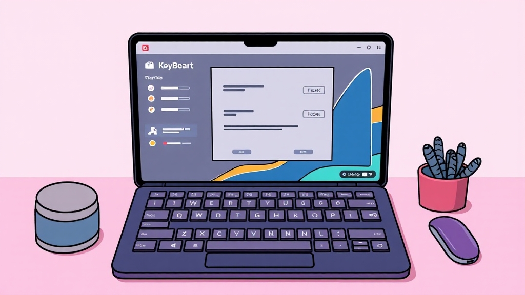 키보드 활용 꿀팁 대방출 (cartoon 스타일)