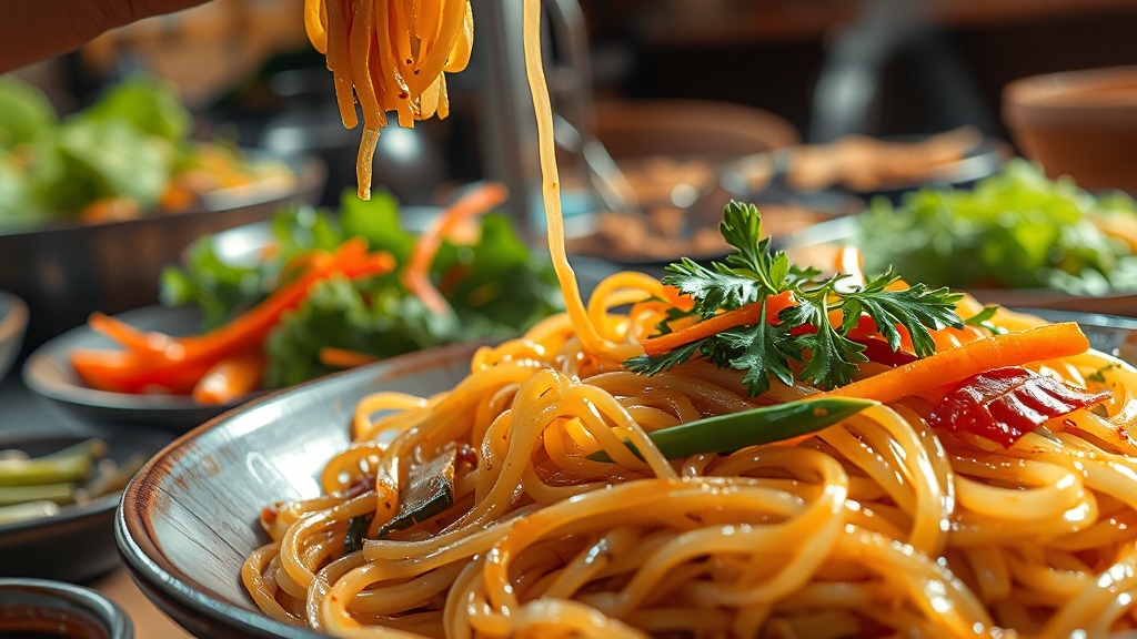 실패 없는 잡채 양념장 만들기 (realistic 스타일)