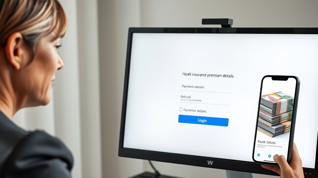 1분 건강보험료 조회 방법 (realistic 스타일)