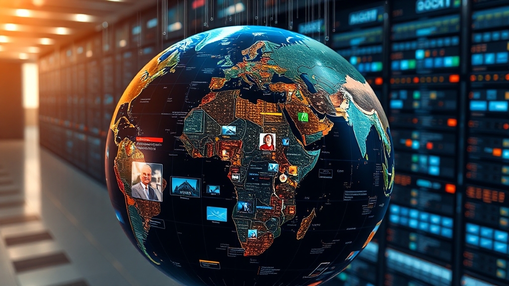 해외 주요 뉴스 (realistic 스타일)