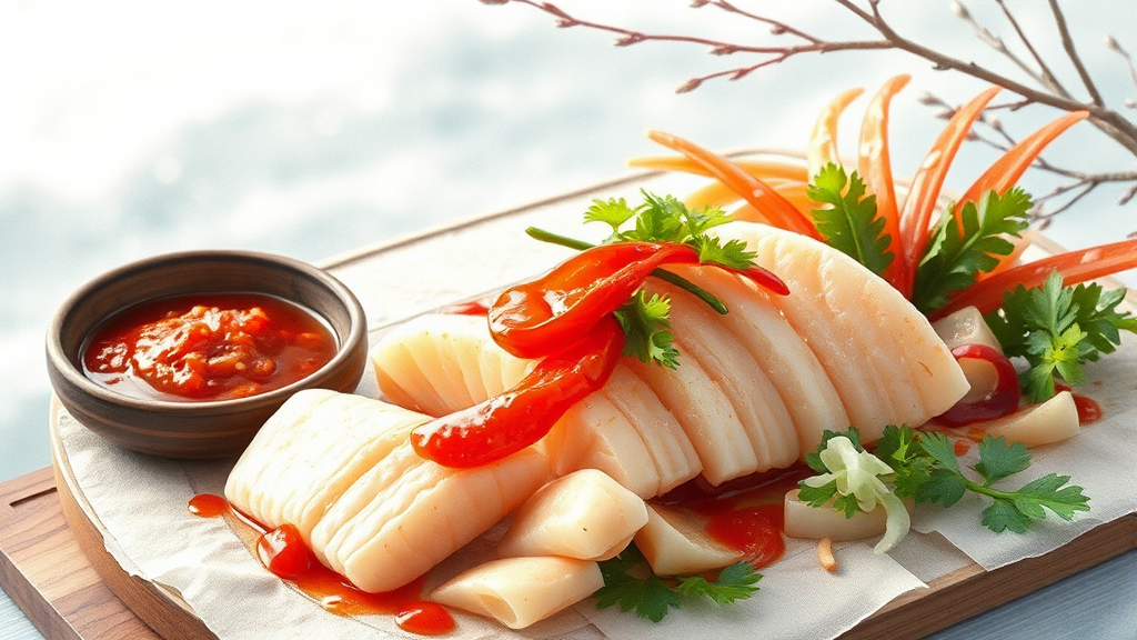 범진상사 과메기, 어떻게 살까? (watercolor 스타일)