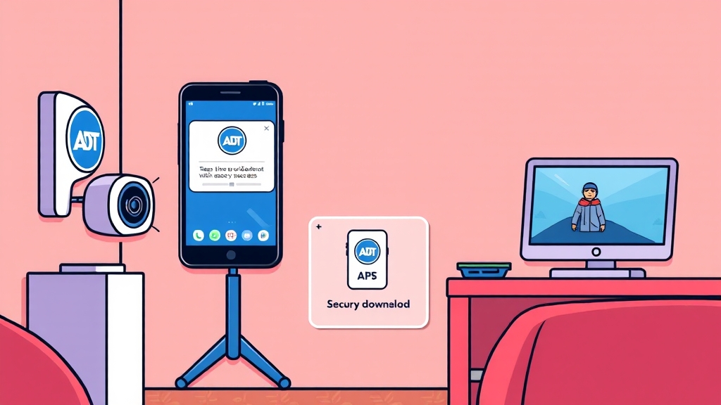 ADT 뷰가드 설치법 (cartoon 스타일)