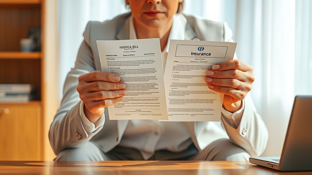 실손보험 청구 시 유의사항 (realistic 스타일)