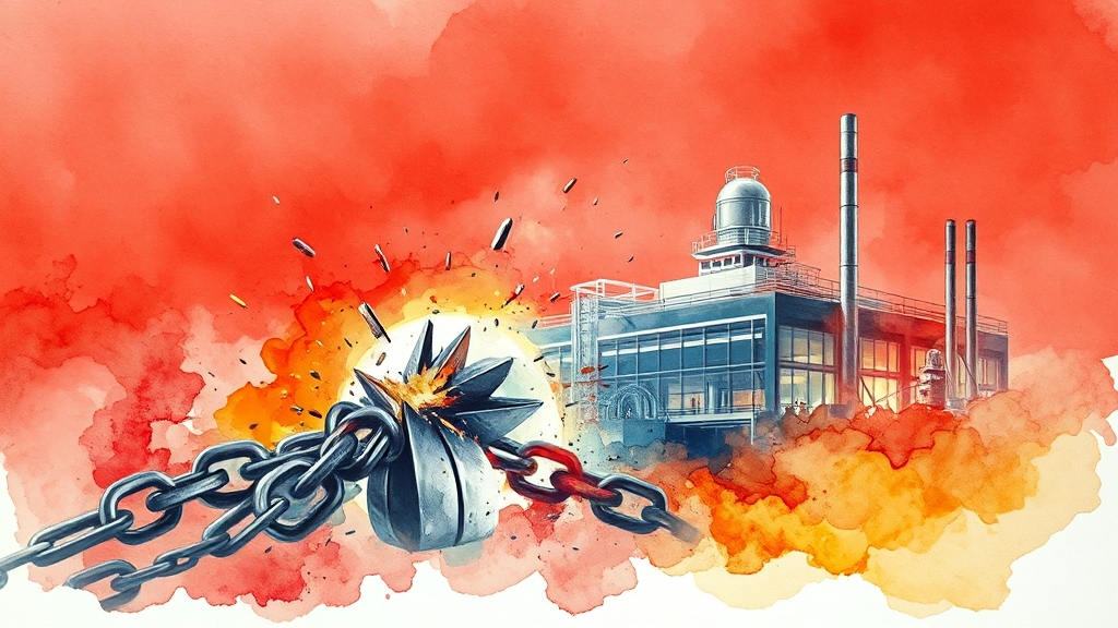 관세가 미국 제조업에 미치는 영향 (watercolor 스타일)