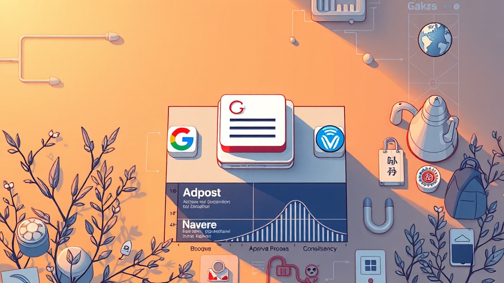 플랫폼별 가입 조건 및 절차 (illustration 스타일)