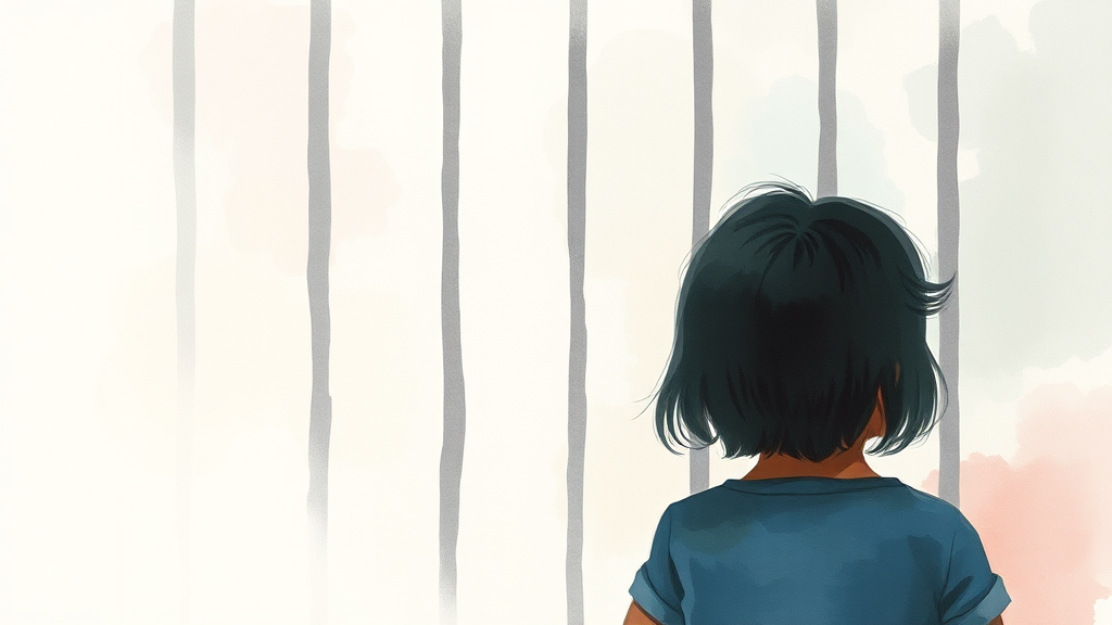 양육비 미지급 시 제재 (watercolor 스타일)