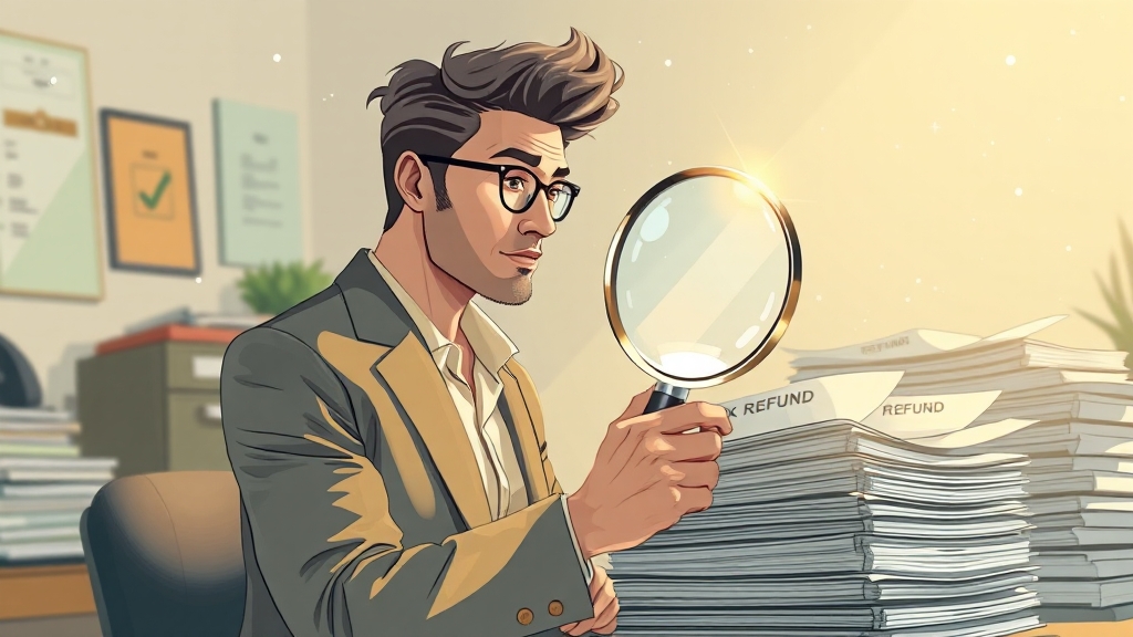 똑똑하게 환급받자! (illustration 스타일)