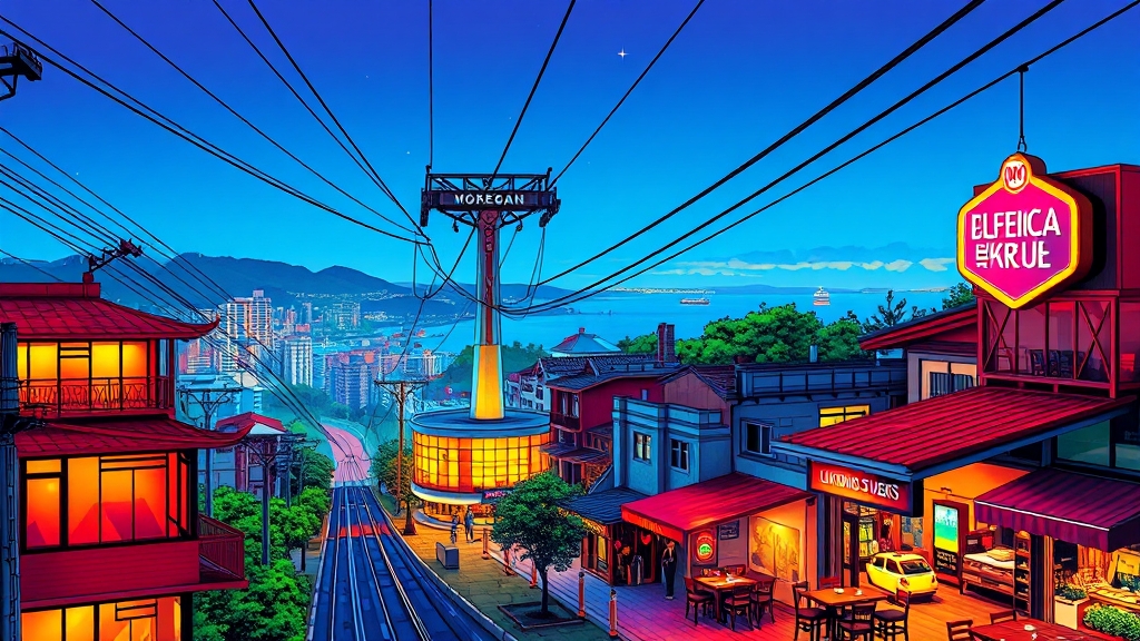 목포 숙소 주변 관광지 (popart 스타일)