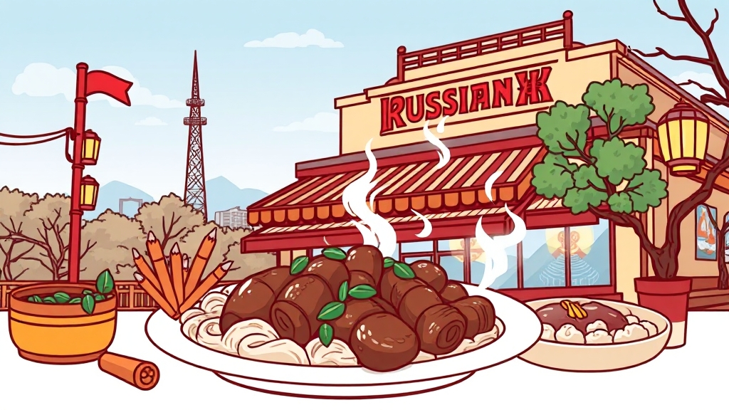 주변 맛집 탐방 (cartoon 스타일)