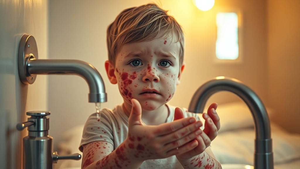 수두 초기 증상, 놓치지 마세요! (realistic 스타일)