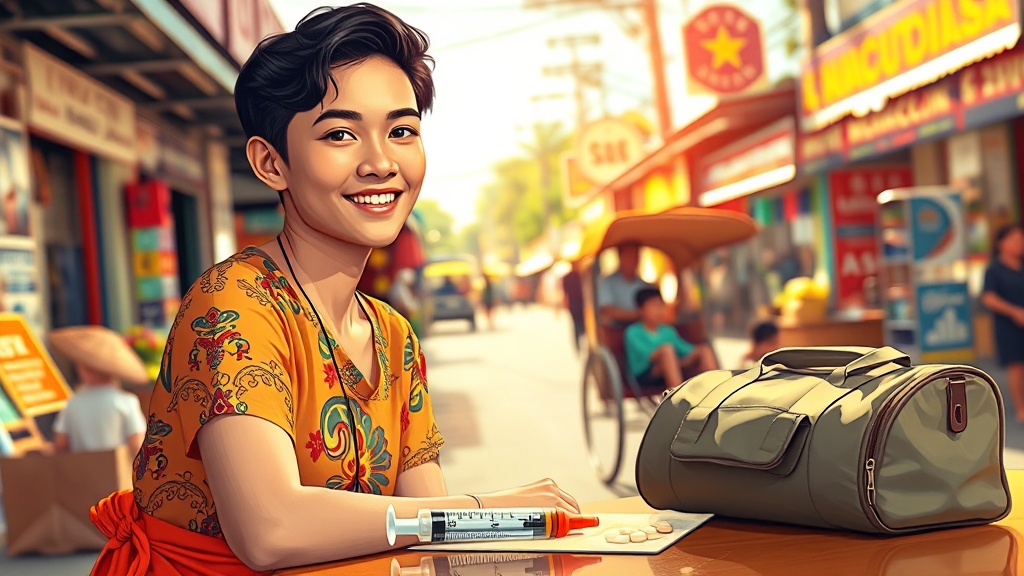예방접종 종류 및 시기 (realistic 스타일)