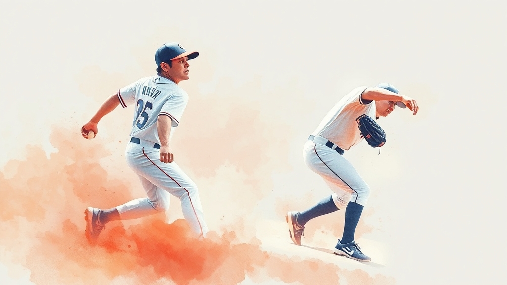 선발 투수 분석 및 예측 (watercolor 스타일)