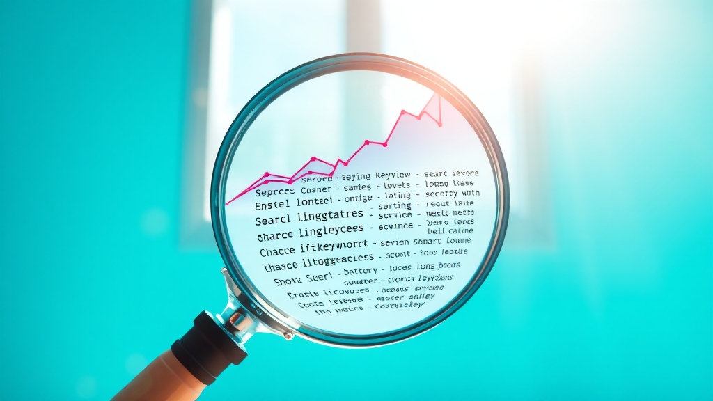 블로그 마케팅 & 키워드 전략 (realistic 스타일)