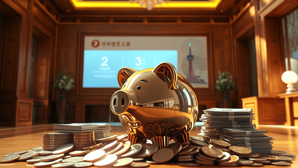 저축 방식 및 상세 지원 내용 (realistic 스타일)