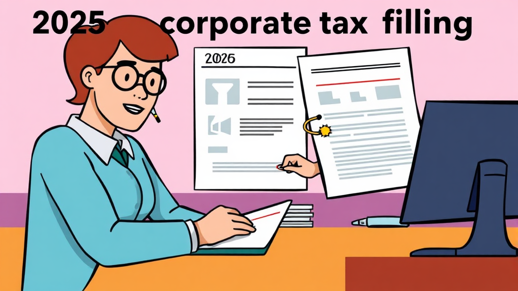 2025년 법인세 신고, 달라지는 점은? (cartoon 스타일)
