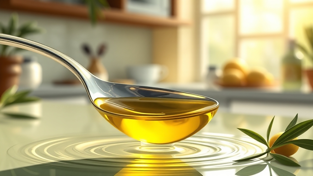 올리브 오일, 살찌는 주범? (illustration 스타일)