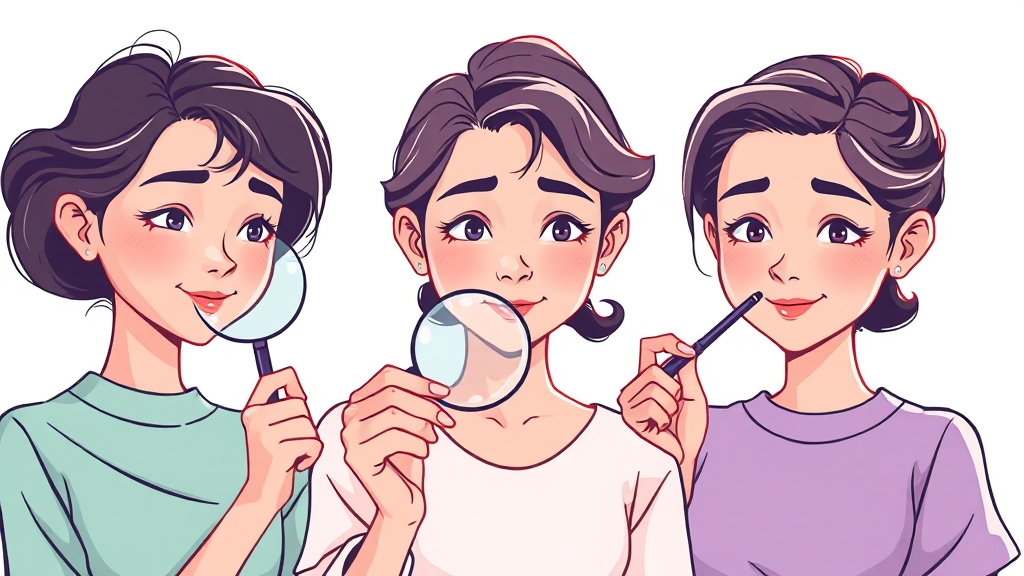 비립종은 왜 생길까요? (cartoon 스타일)