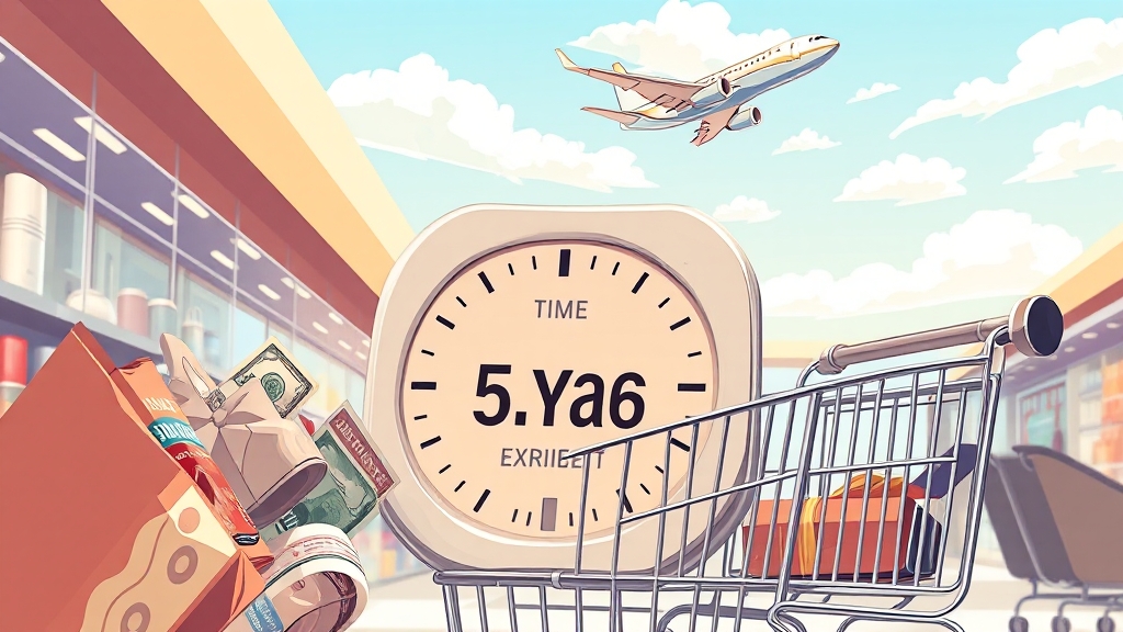 M포인트 유효기간 관리 및 추가 활용 (illustration 스타일)