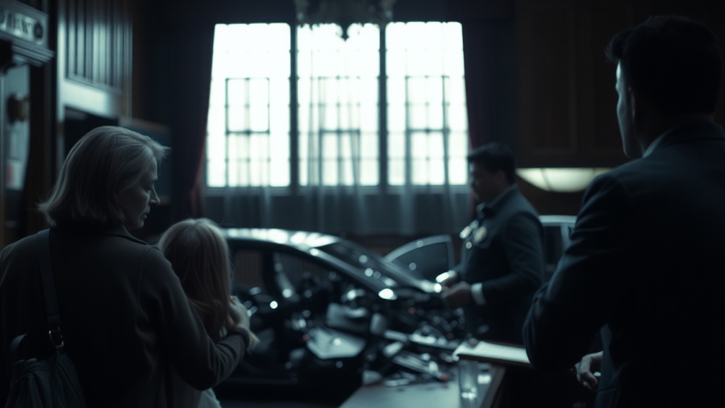 형사 책임과 절차 (realistic 스타일)