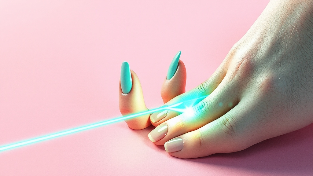 최신 손발톱무좀 치료 동향 (watercolor 스타일)