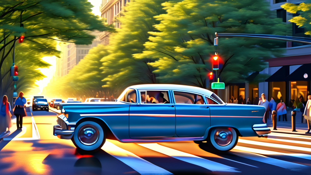 우회전 사고, 심각성과 단속 강화 배경 (realistic 스타일)