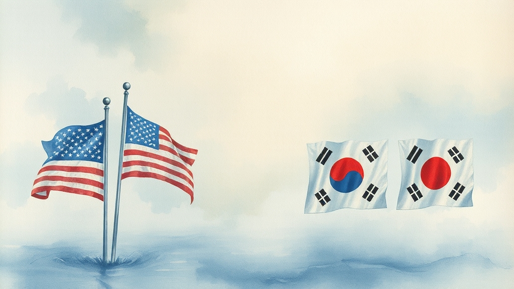 미국의 시각, 2025 무역장벽 보고서 분석 (watercolor 스타일)