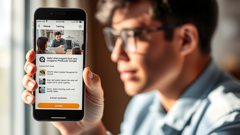 교육 신청, 어렵지 않아요! (realistic 스타일)