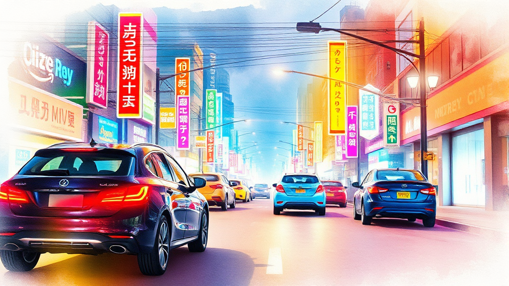 다이렉트 보험 비교 및 활용 (watercolor 스타일)