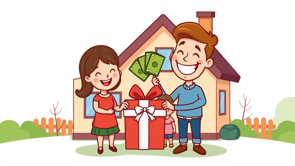 증여세란 무엇일까요? (cartoon 스타일)