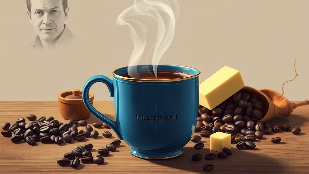 방탄커피란 무엇인가요? (illustration 스타일)