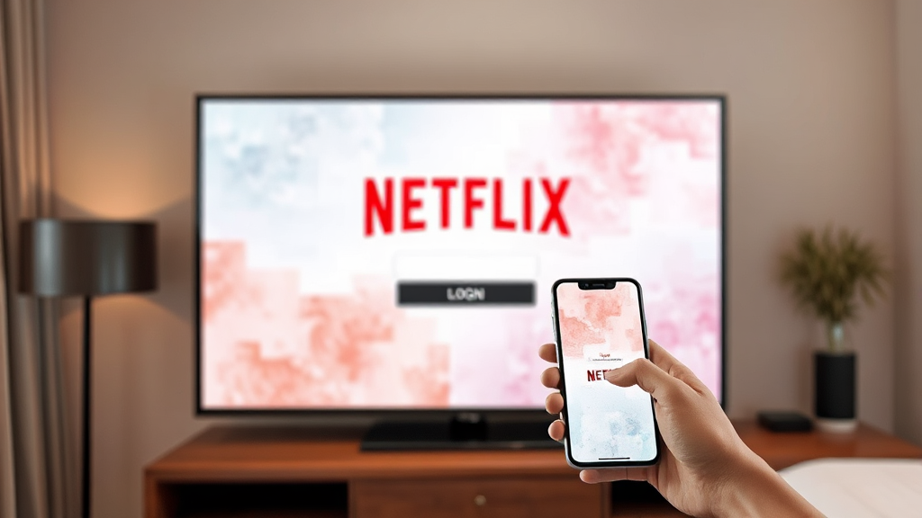 넷플릭스 호텔 원격 로그아웃 완전 정복!(2026 최신) 5 호텔에서 넷플릭스, 로그아웃은 필수! (watercolor 스타일)