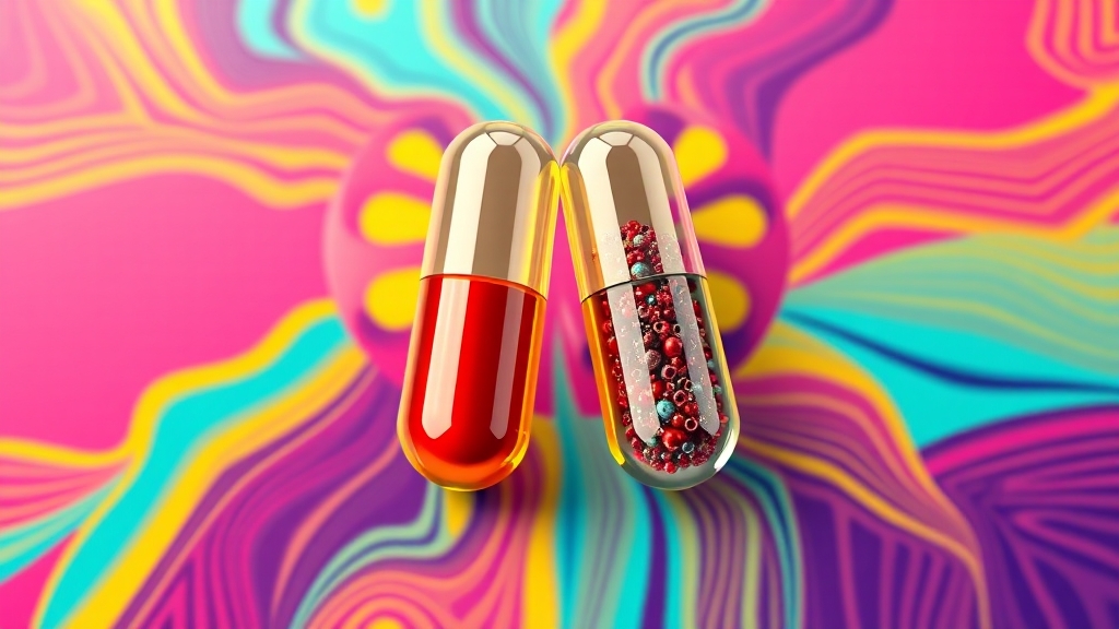 비타민C & 오메가3, 왜 중요할까요? (illustration 스타일)