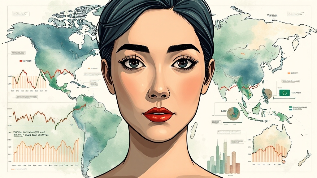 환율 변동, 경제와 어떤 관계일까? (illustration 스타일)