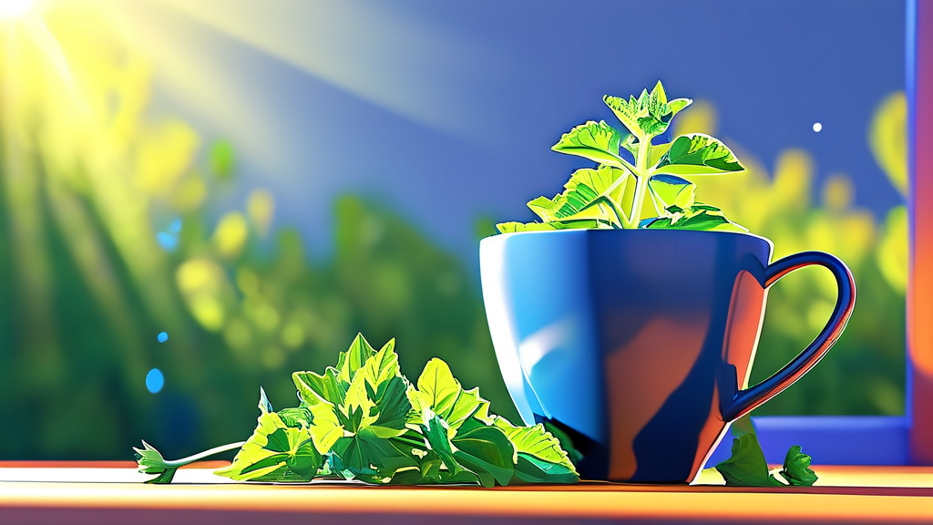 취나물, 풍부한 영양과 놀라운 효능 (cartoon 스타일)