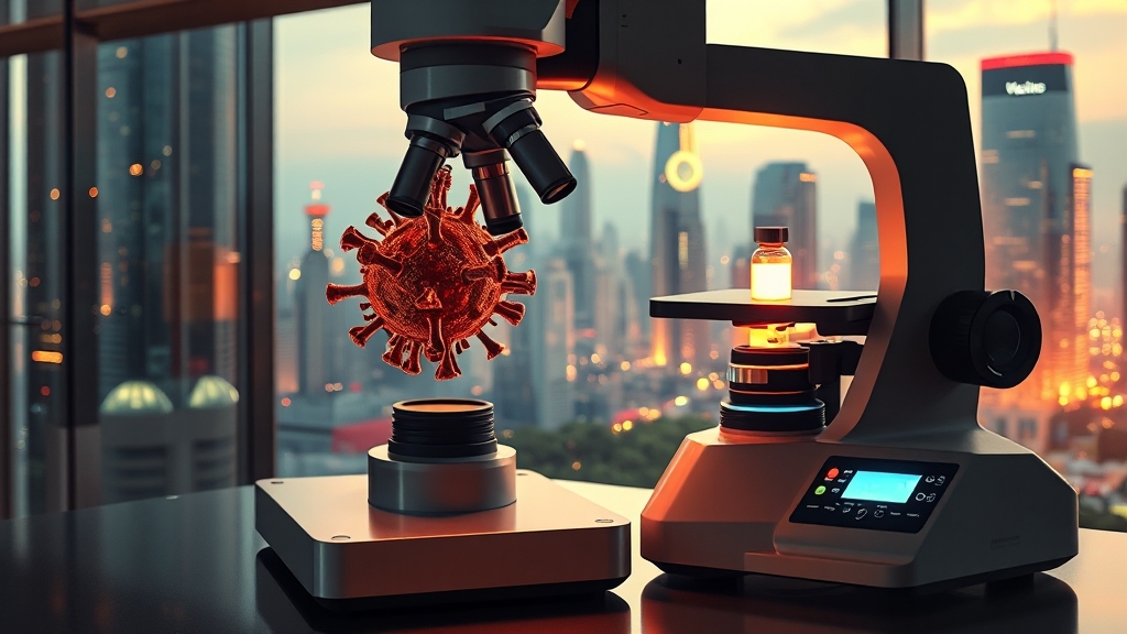 에볼라 관련 최신 연구 및 전망 (realistic 스타일)