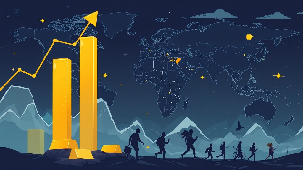 금 가격 급등/급락 배경 분석 (illustration 스타일)