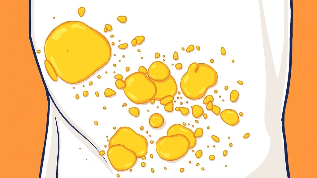 누런때, 왜 생기는 걸까요? (cartoon 스타일)