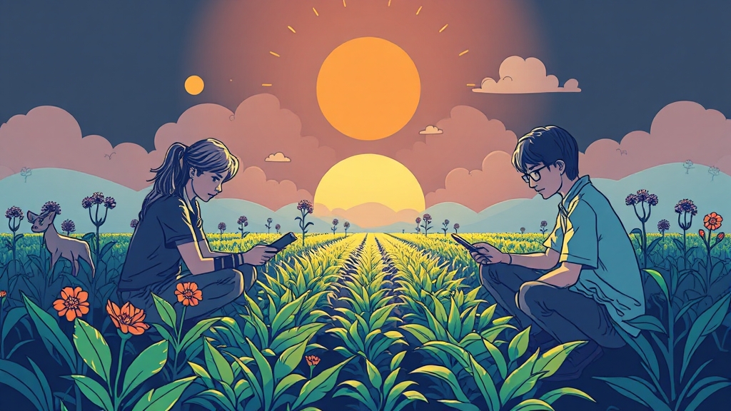 스마트팜 보육센터란? (illustration 스타일)