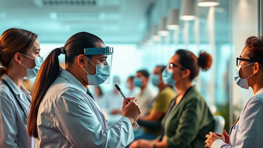 국가 건강검진, 어떤 항목을 검사할까? (realistic 스타일)