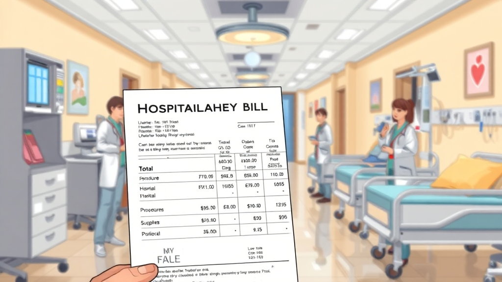 맹장수술 병원비, 얼마나 나올까? (cartoon 스타일)