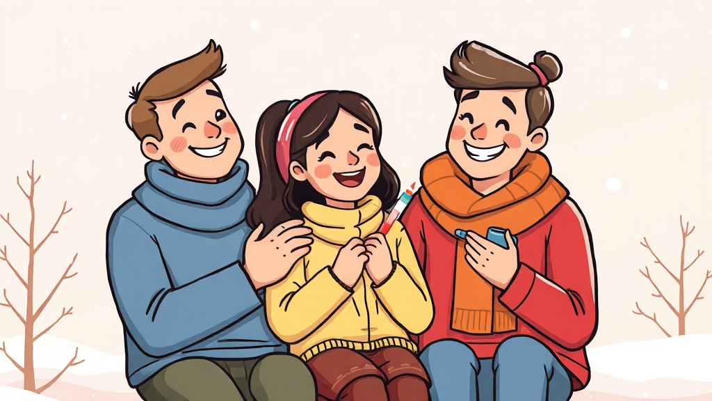 독감 예방접종, 왜 중요할까? (cartoon 스타일)