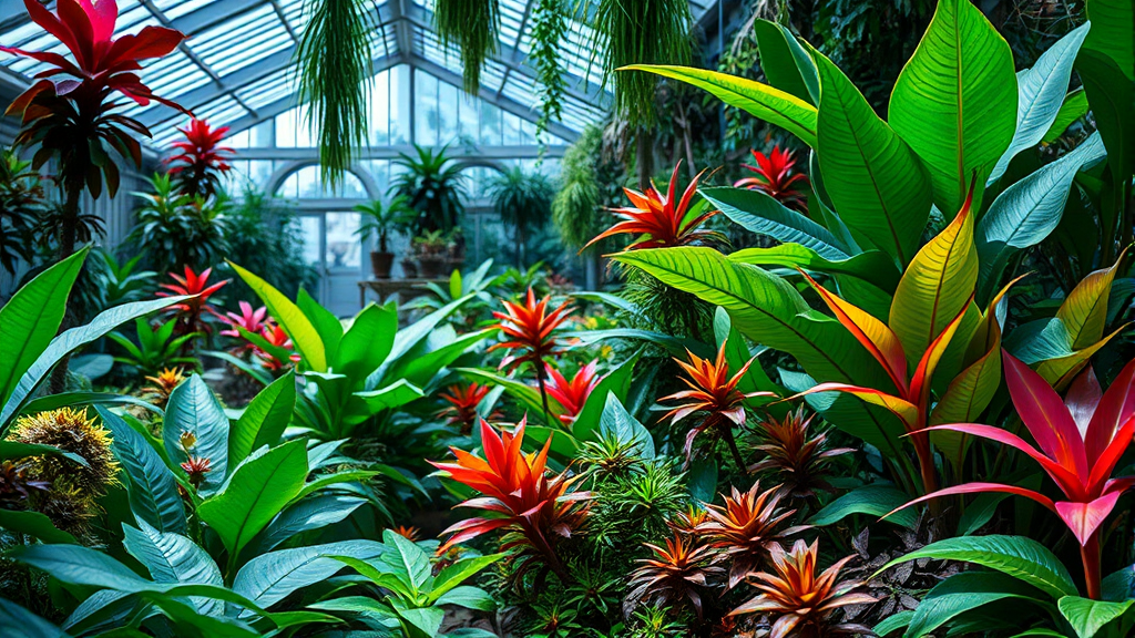 레인보우 식물원 소개 (realistic 스타일)