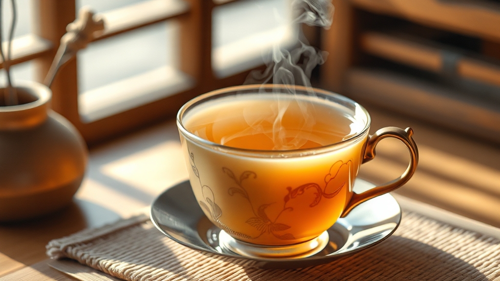 둥글레차, 무엇이 특별할까? (realistic 스타일)