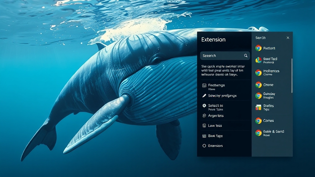 웨일 vs 크롬 브라우저 (realistic 스타일)