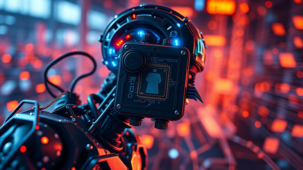 AI 기술 혁신과 기업들의 경쟁 (realistic 스타일)