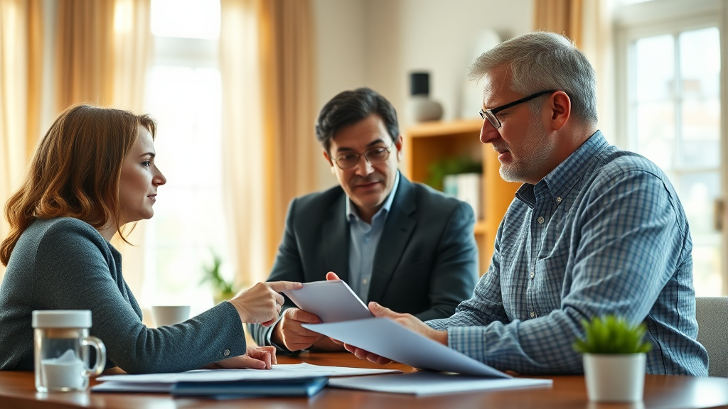 자산 점검 및 전문가 상담 (realistic 스타일)