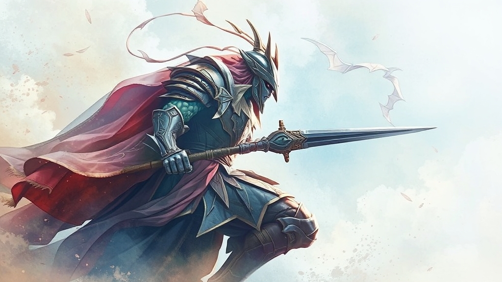 전투 시스템 & PVP (watercolor 스타일)