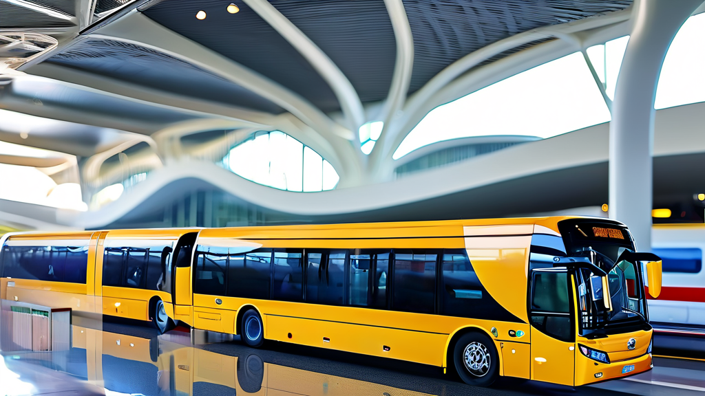 인천공항 리무진 버스 시간표, 어떻게 확인하나요? (realistic 스타일)