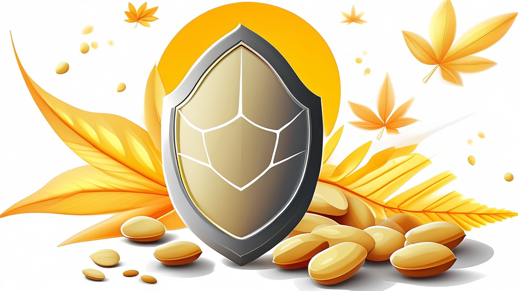 면역력 강화와 피부 미용 효과 (illustration 스타일)